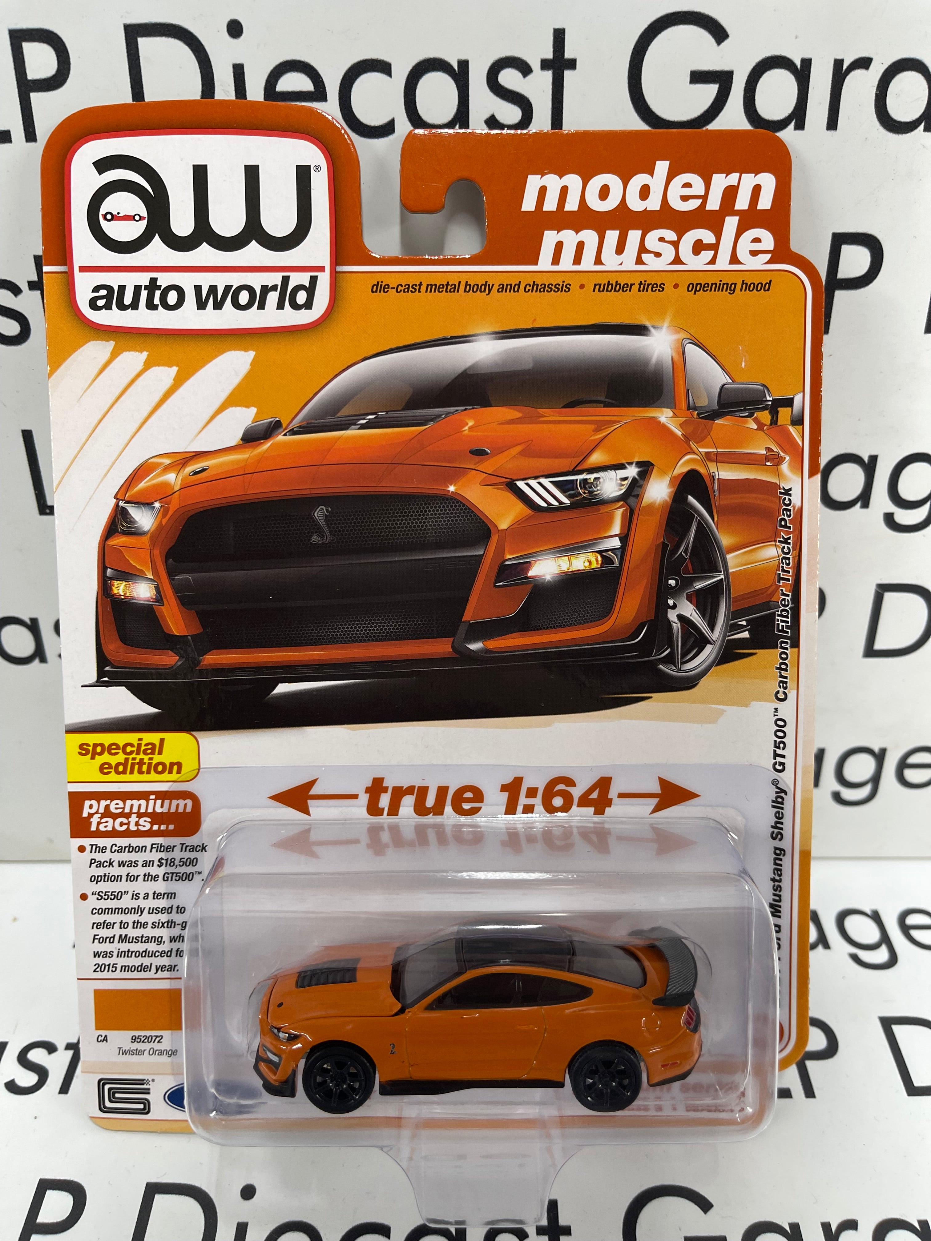 Auto shops World (CHASE) Ultra Red 2020 shelby GT-500 Carbon Fiber Track Pack