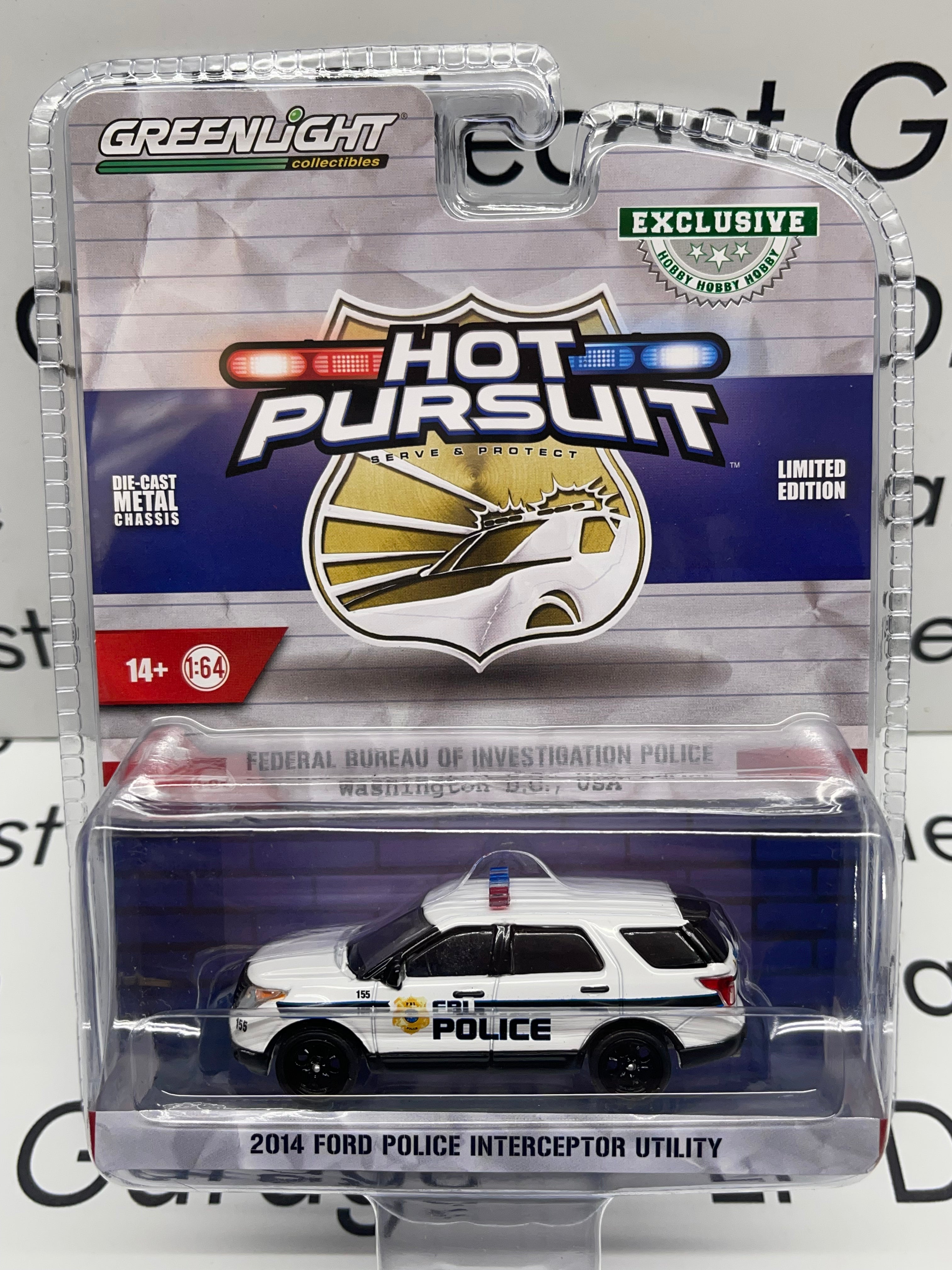 GREENLIGHT 2014 Ford Police Interceptor Utility FBI Police Hot 