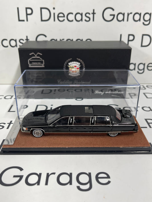 Xiago Guang 1993 Cadillac Fleetwood Limousine Long Wheelbase Limo Black 1:64 Diecast