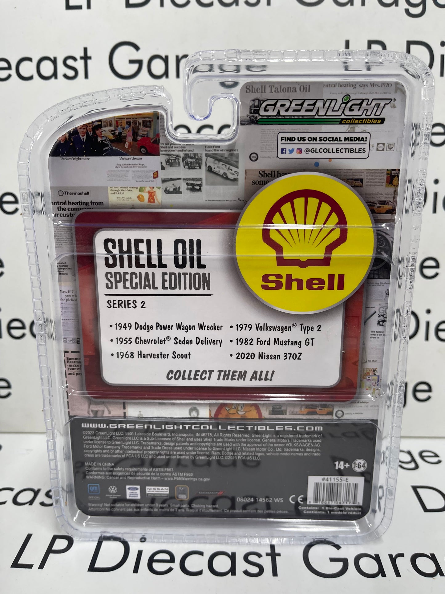 GREENLIGHT 1955 Chevrolet Sedan Delivery Aeroshell 1:64 Diecast Shell Special Edition