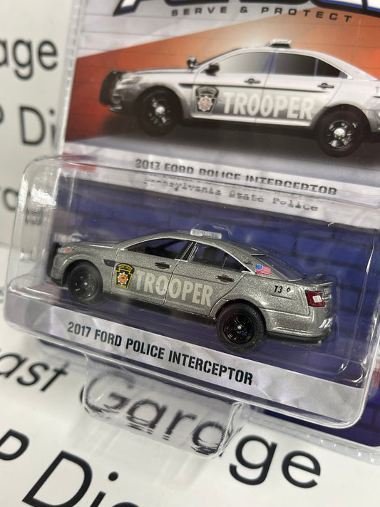 GREENLIGHT 2017 Ford Taurus Police PA Trooper 1:64 Diecast PSP Exclusive