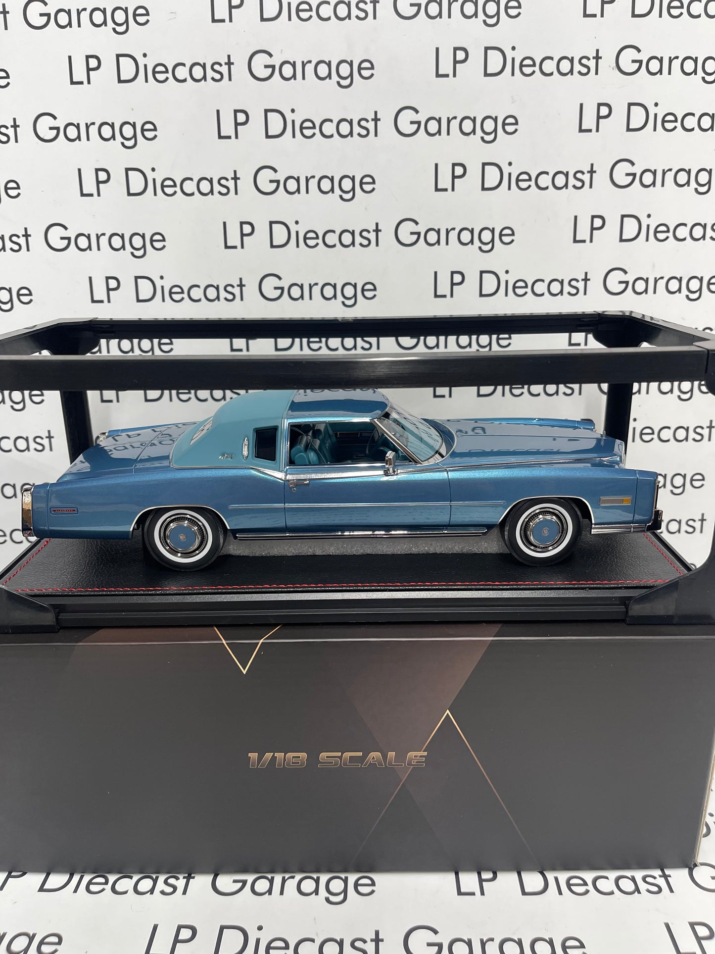 STAMP MODELS 1978 Cadillac Eldorado Biarritz Mediterranean Blue Metallic 1:18 Resin NOT Diecast