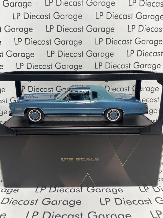 STAMP MODELS 1978 Cadillac Eldorado Biarritz Mediterranean Blue Metallic 1:18 Resin NOT Diecast