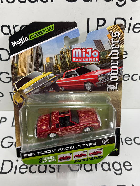 MAISTO Designs 1987 Buick Regal T-Type Lowriders MiJo Exclusive 1:64 Diecast