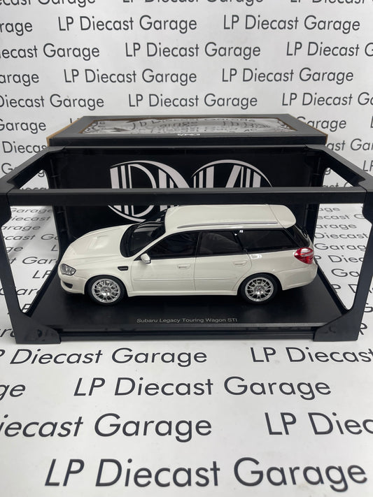 DNA Collectibles 2006 Subaru Legacy Touring Wagon STI S402 White 1:18 Scale Resin Model