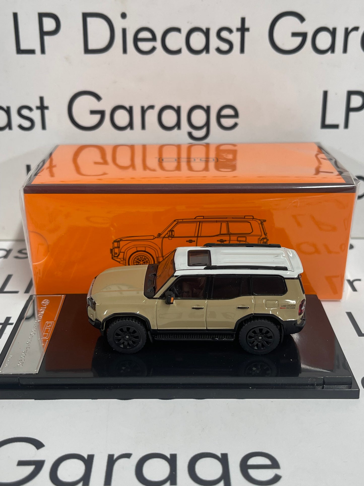 GCD 2024 Toyota Land Cruiser First Edition Tan LHD 1:64 Diecast