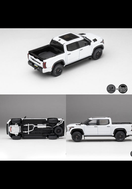 GCD 2024 Toyota Tundra TRD Pro White LP Exclusive 1:64 Diecast -- PRE ORDER DUE IN FEB 2025---