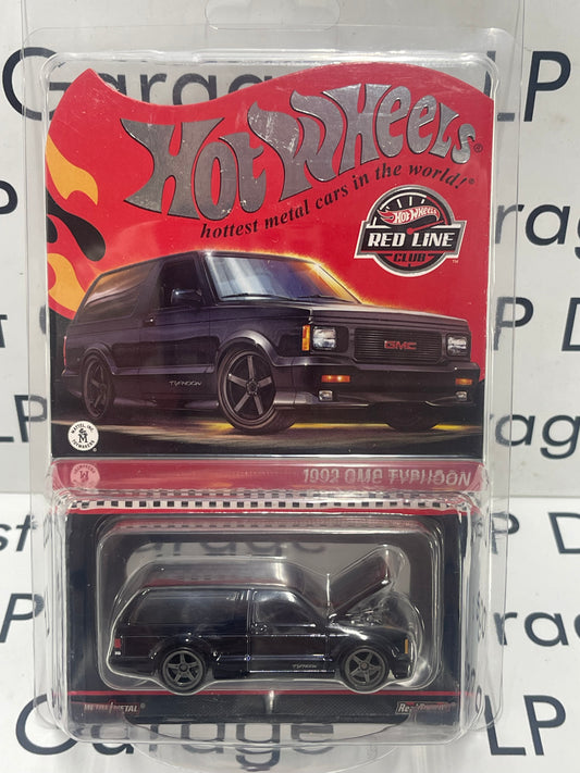 HOT WHEELS 1992 GMC Typhoon Black RLC Club Car 1:64 Diecast