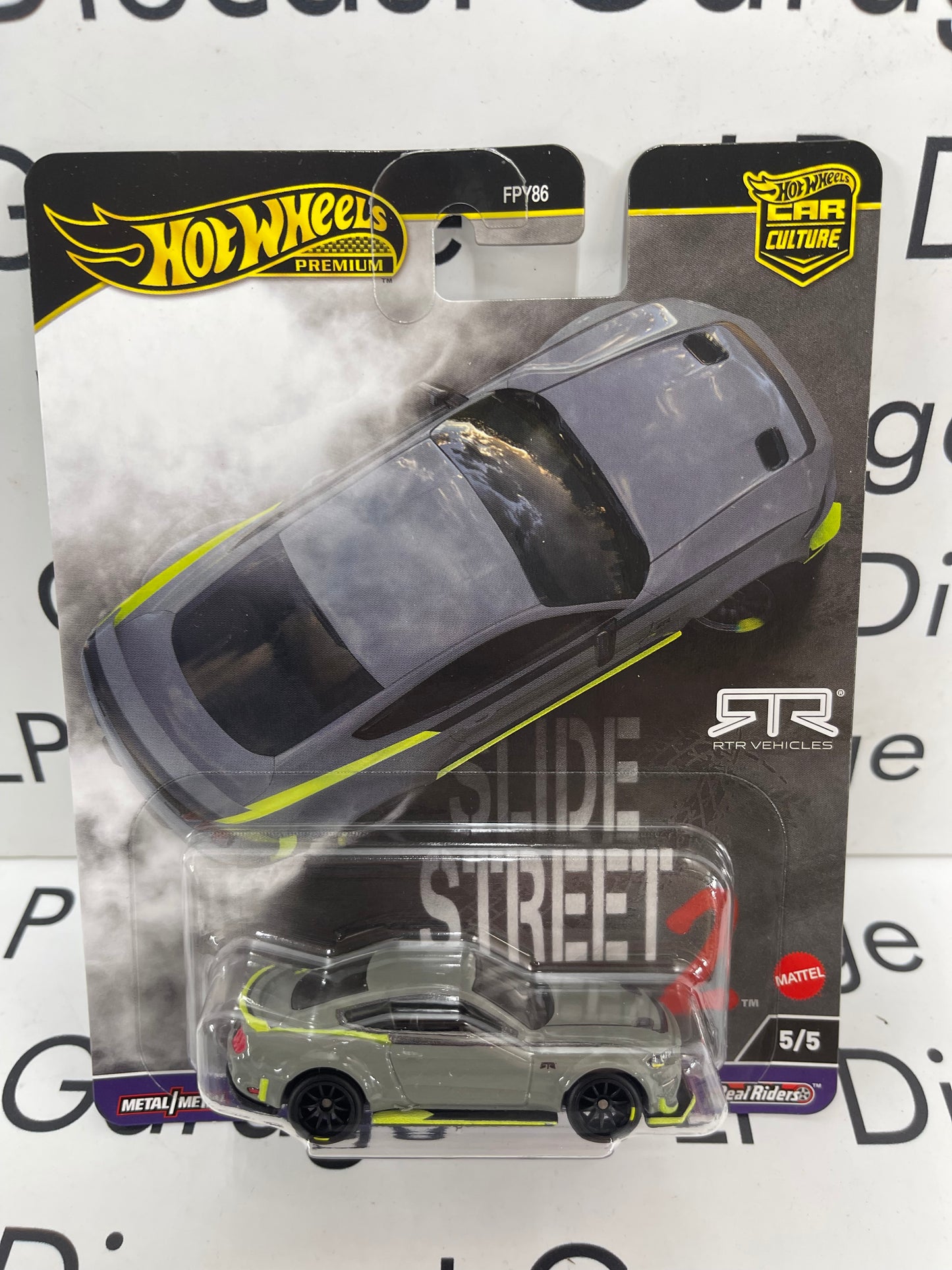 HOT WHEELS Street Slide 2 2018 Ford Mustang RTR Spec 5 Car Culture 1:64 Diecast