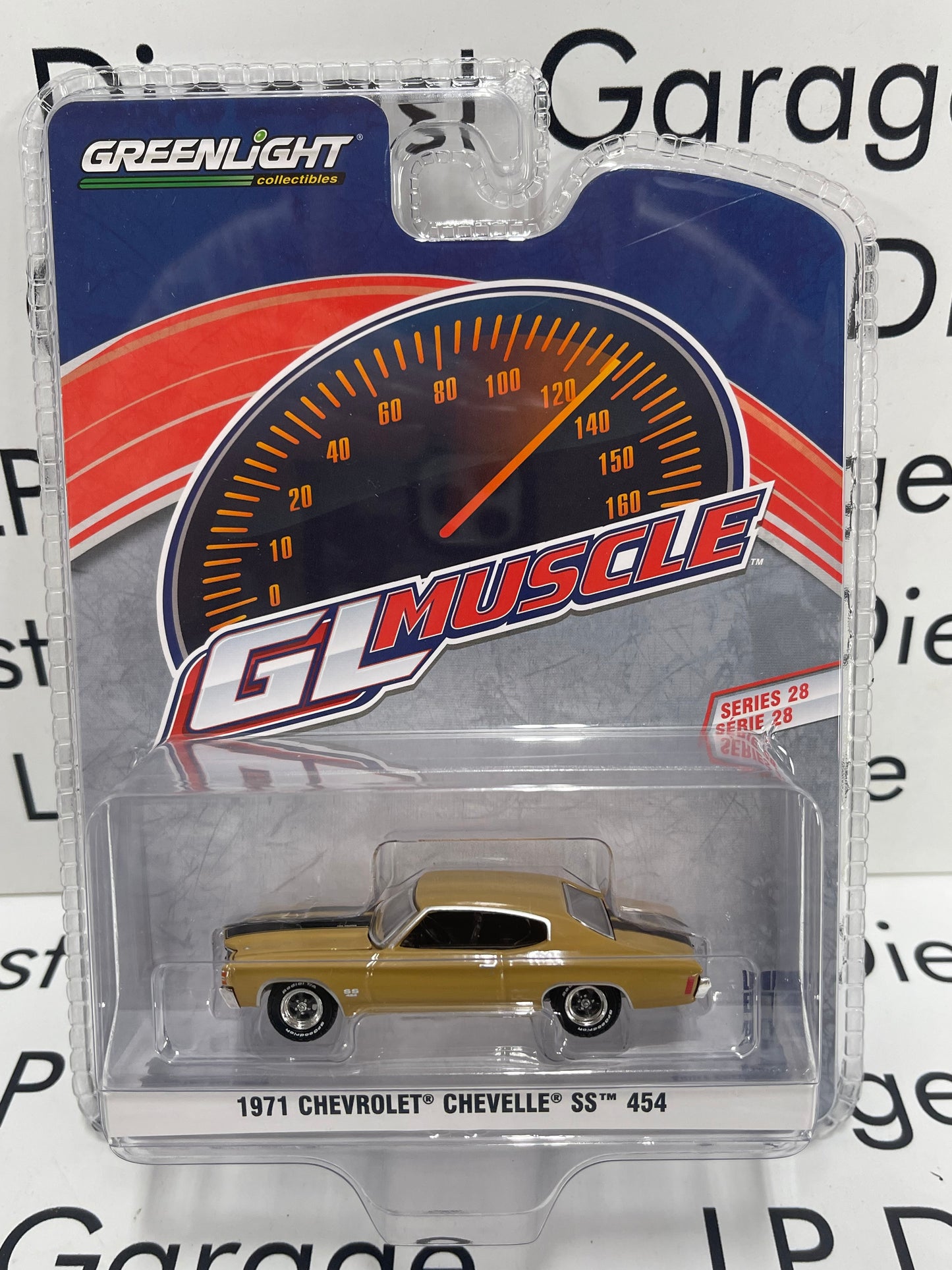 GREENLIGHT 1971 Chevrolet Chevelle SS 454 Placer Gold GL Muscle 1:64 Diecast