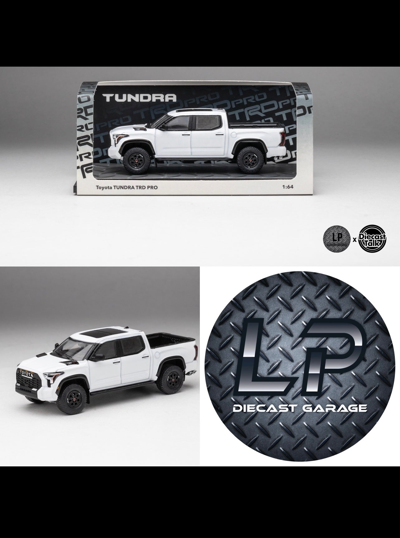 GCD 2024 Toyota Tundra TRD Pro White LP Exclusive 1:64 Diecast -- PRE ORDER DUE IN FEB 2025---