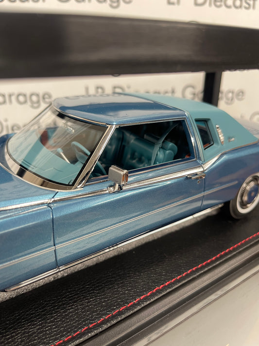 STAMP MODELS 1978 Cadillac Eldorado Biarritz Mediterranean Blue Metallic 1:18 Resin NOT Diecast