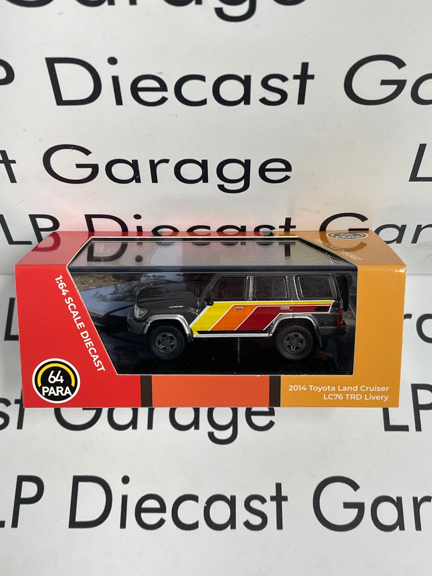 PARAGON MODELS 2014 Toyota Land Cruiser LC76 TRD Livery 1:64 Diecast