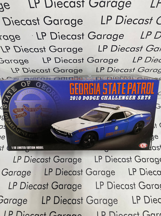 ACME 2010 Dodge Challenger SRT8 Georgia State Patrol A1806018 1:18 Diecast