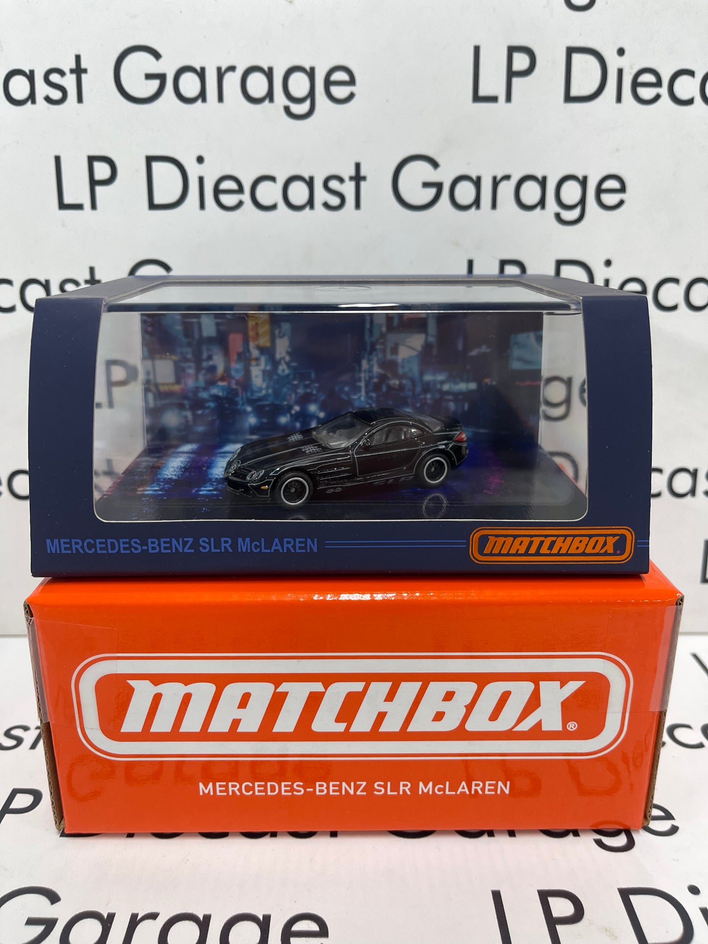 MATCHBOX Mercedes-Benz SLR McLaren Black Sports Car Collectors Edition 1:64 Diecast