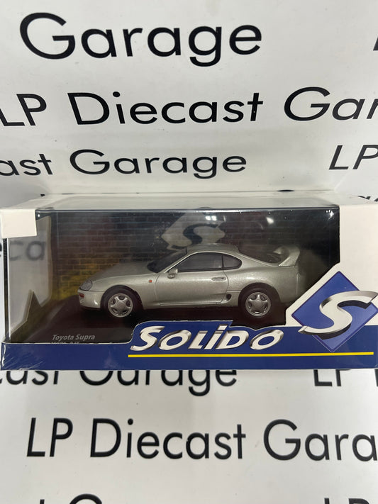 SOLIDO 1995 Toyota Supra MK4 Silver 1:43 Scale Diecast