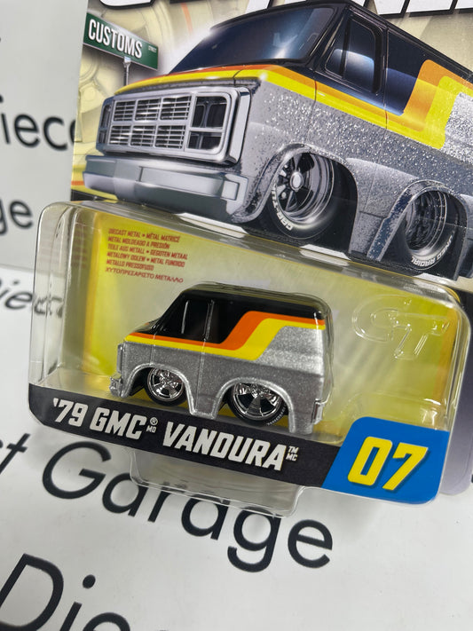 CARTUNED '79 GMC Vandura Silver Series 2 1:64 Diecast