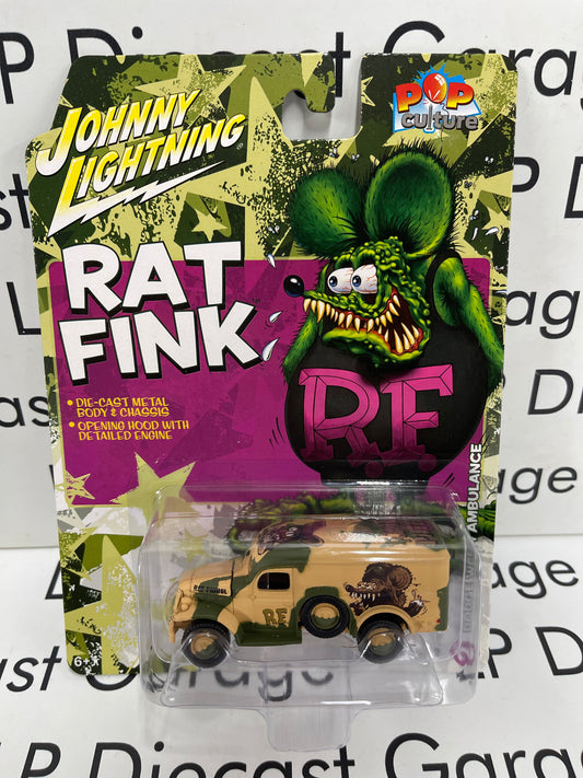 JOHNNY LIGHTNING Dodge WC54 Ambulance Rat Fink Pop Culture 1:64 Diecast