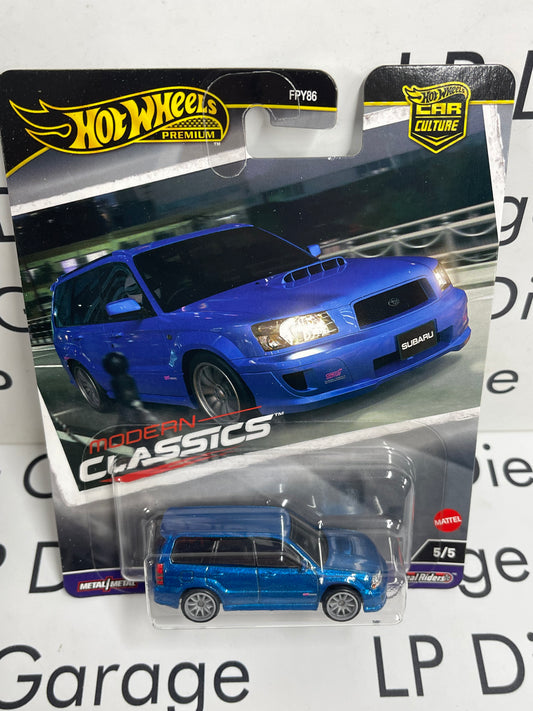 HOT WHEELS Subaru Forester STI Blue 1:64 Diecast Car Culture Modern Classics