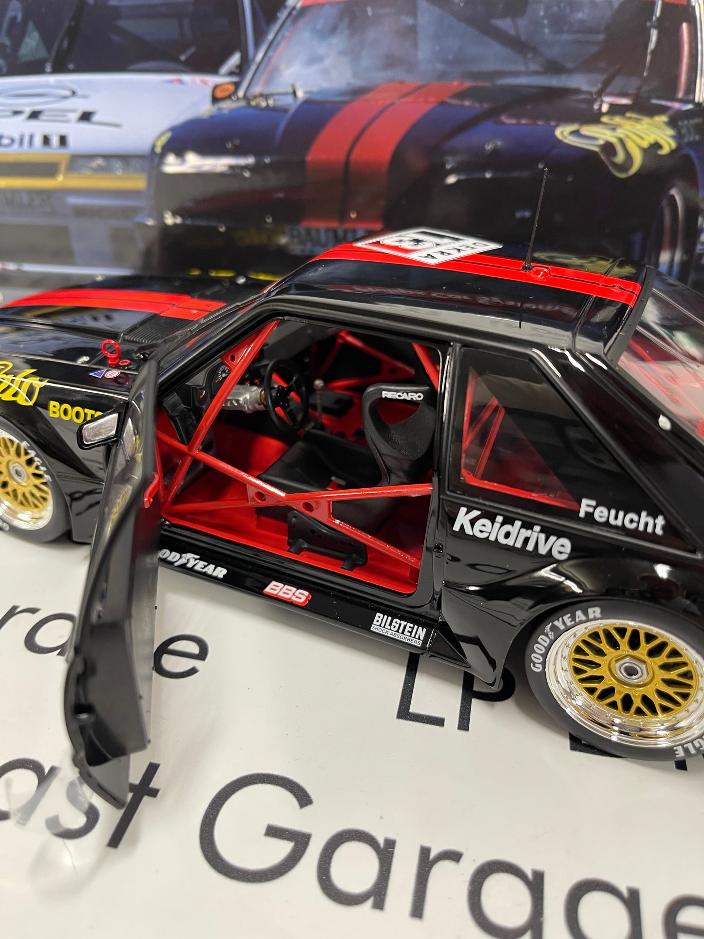 WERK 83 1992 Ford Mustang 5.0 #13 DTM Season 1994 Jurgen Feucht Black/ Red 1:18 Diecast