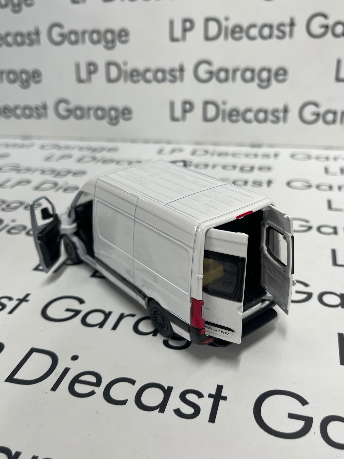 KINSMART Mercedes-Benz Sprinter Van Blank White Diecast 1:48 Scale Diecast "Loose"