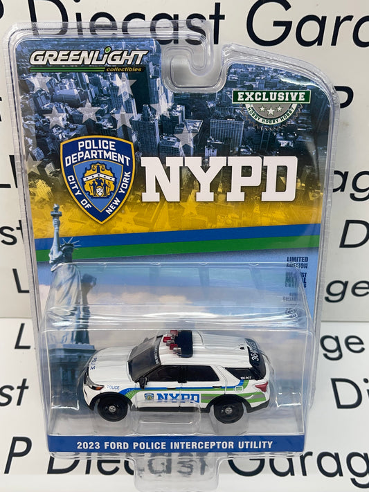 GREENLIGHT 2023 Ford Police Interceptor Utility NYPD Hobby Exclusive 1:64 Diecast