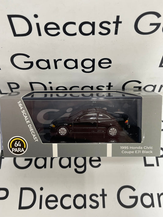 PARAGON MODELS Para 64 1995 Honda Civic EJ1 Black 1:64 Diecast