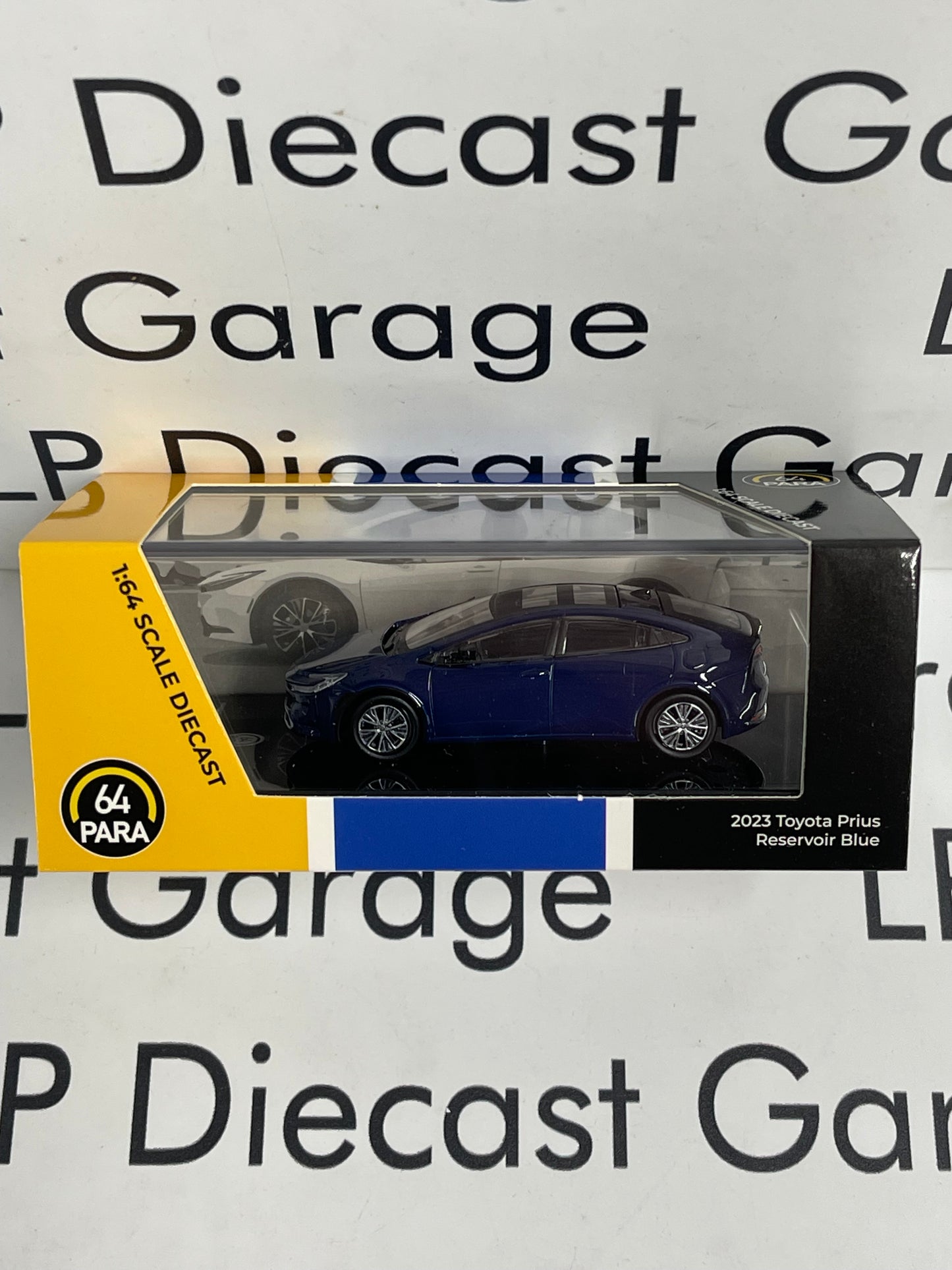 PARAGON MODELS 2023 Toyota Prius Reservoir Blue 1:64 Diecast