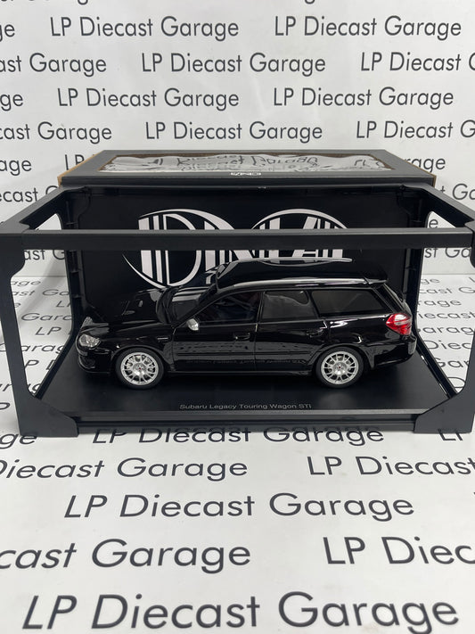 DNA Collectibles 2006 Subaru Legacy Touring Wagon STI S402 Black 1:18 Scale Resin Model