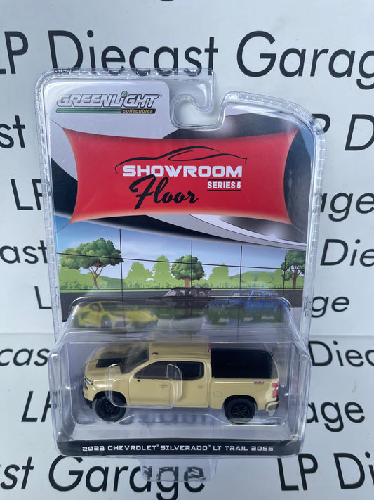 GREENLIGHT 2023 Chevrolet Silverado LT Trail Boss Tan Showroom Series 5 1:64 Diecast