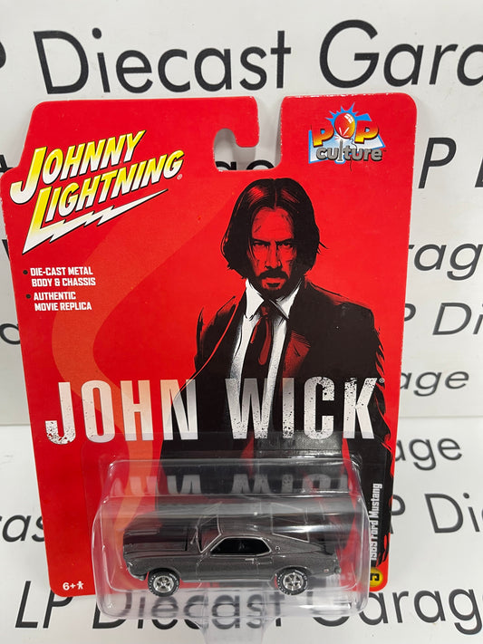 JOHNNY LIGHTNING 1969 Ford Mustang John Wick Pop Culture 1:64 Diecast