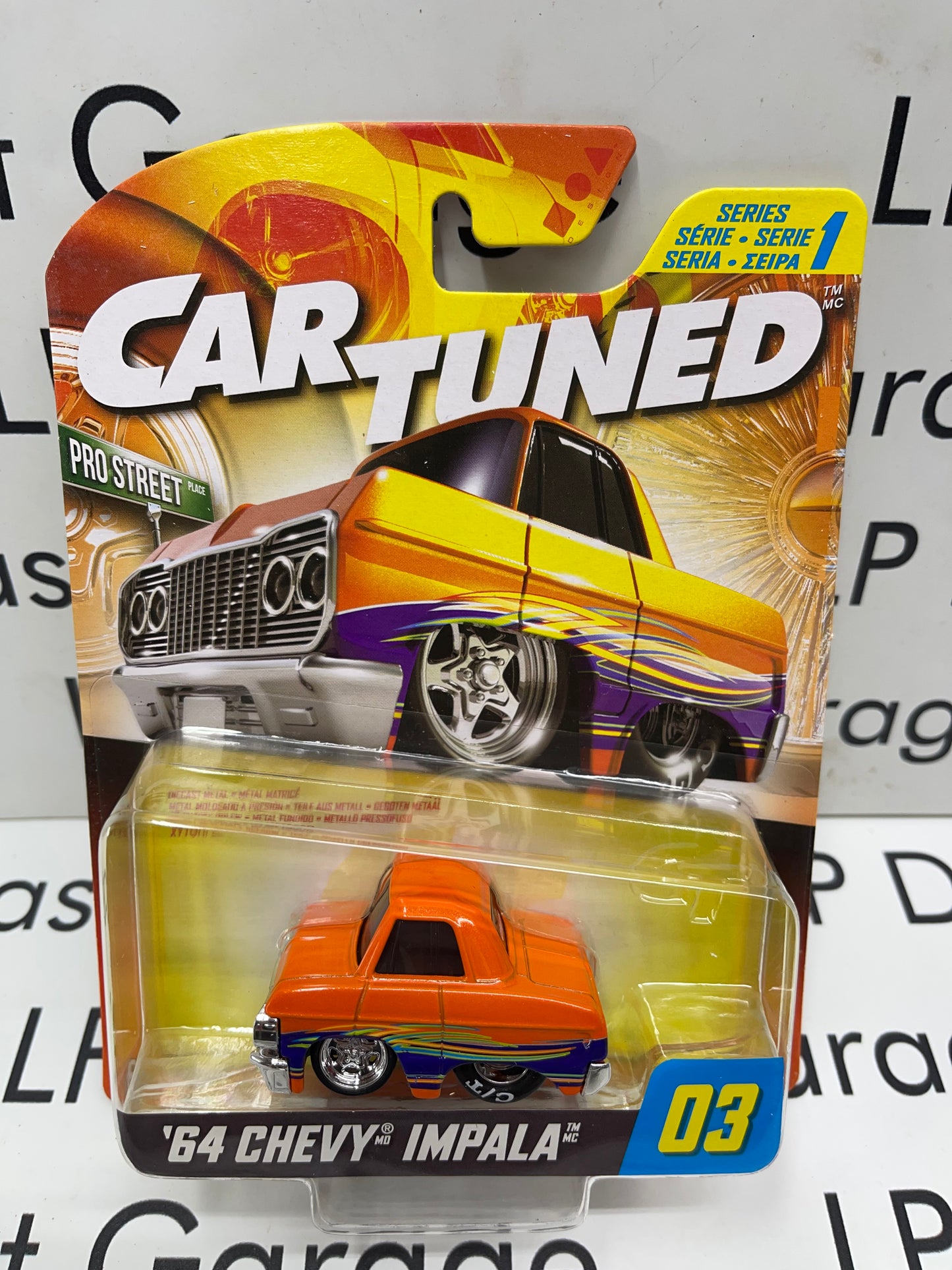 CarTuned 1964 Chevy Impala Orange Series 1 #03 1:64 Diecast