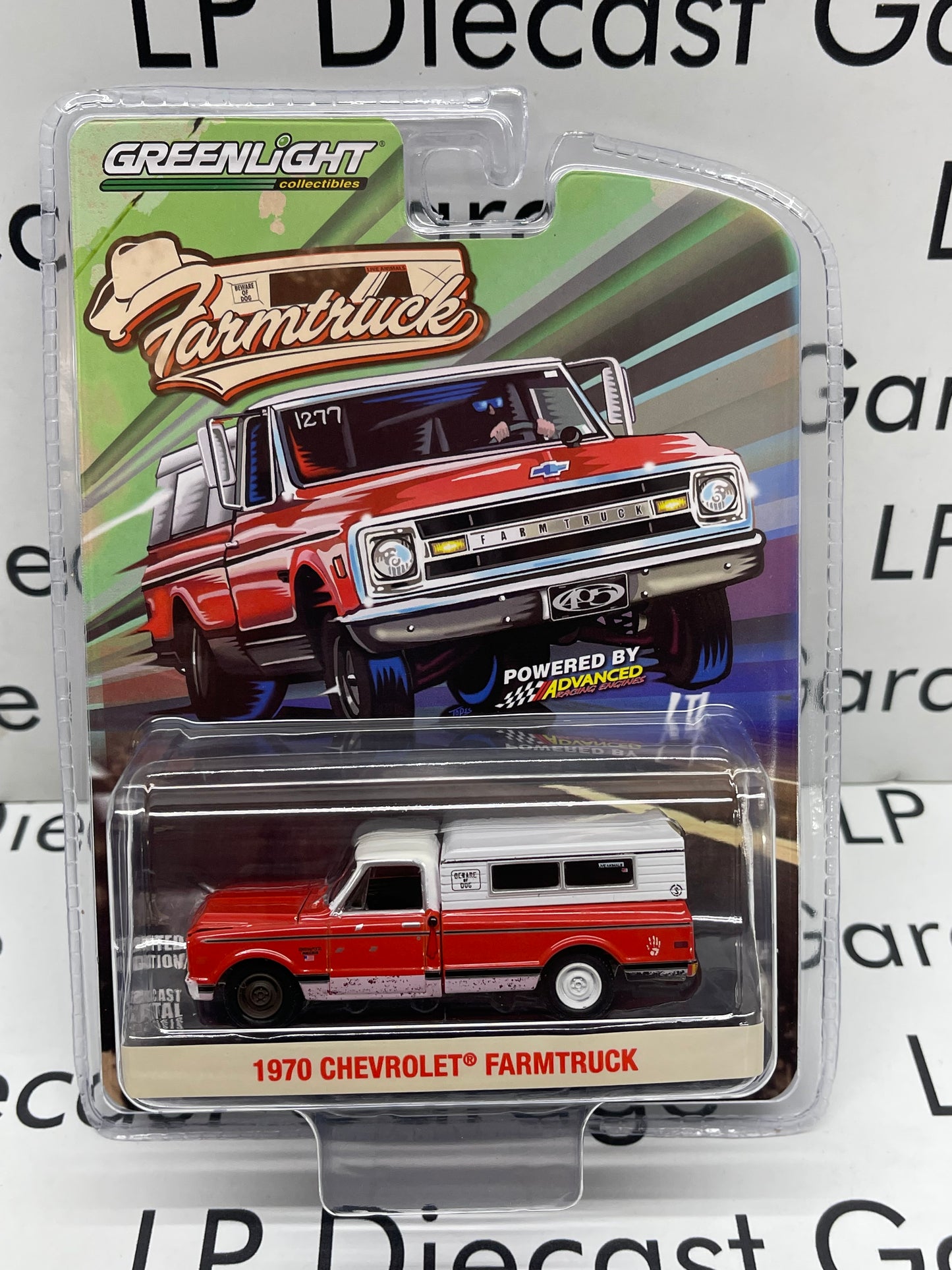 GREENLIGHT 1970 Chevrolet C-10 Farmtruck Drag Racing Street Outlaws 405 Limited Edition Exclusive 1:64 Diecast