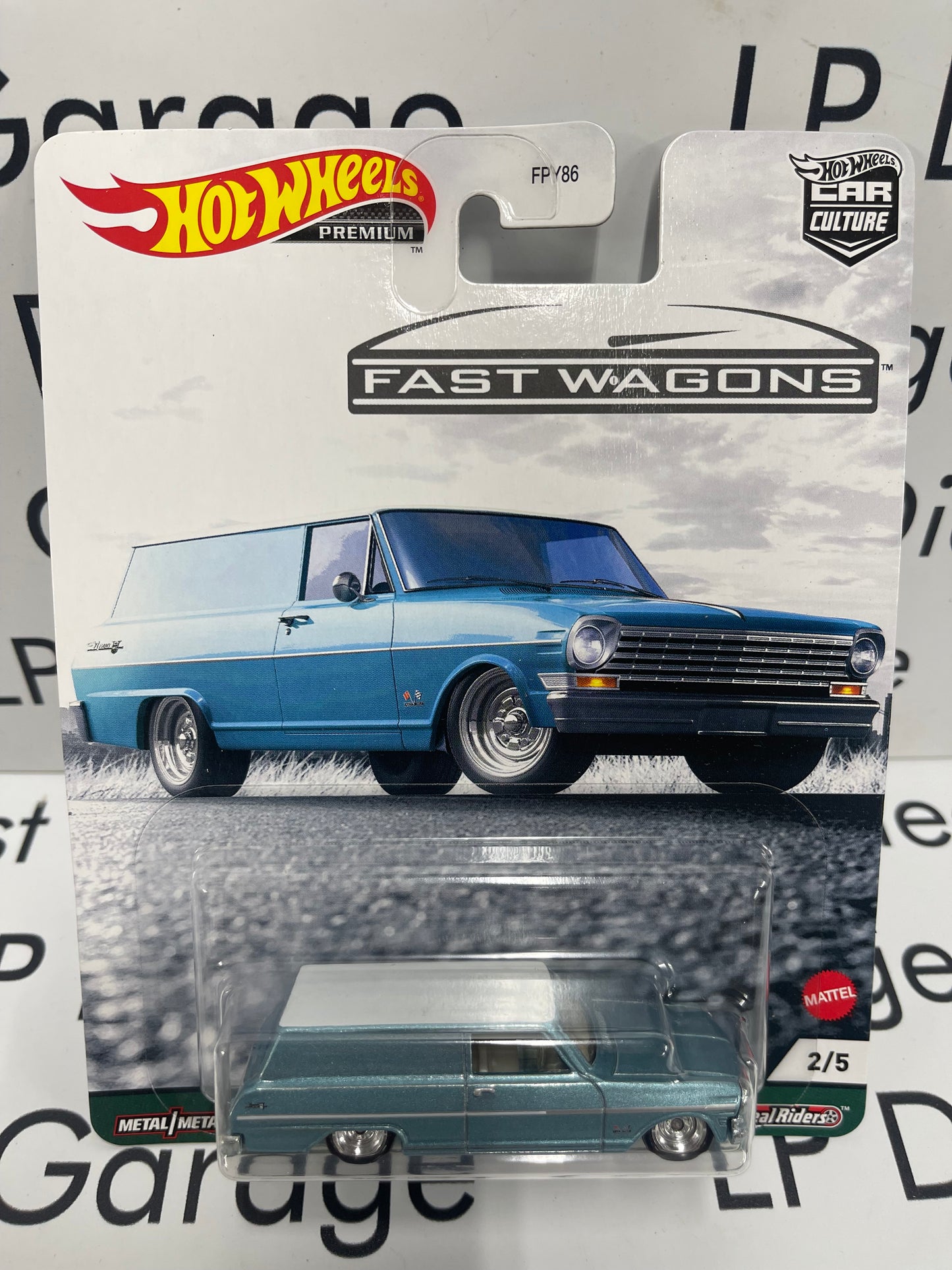 HOT WHEELS 1964 Chevy Nova Panel Fast Wagons Car Culture  1:64 Diecast