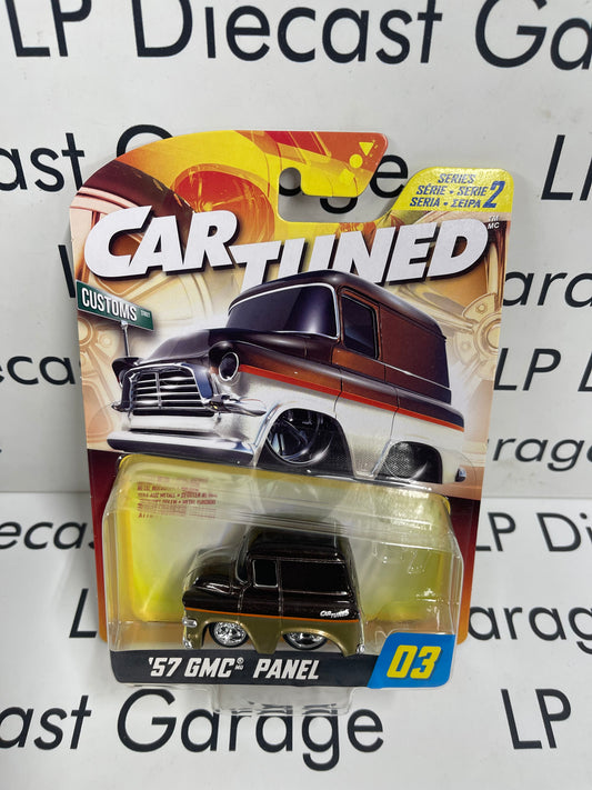 CARTUNED '57 GMC Panel Brown Series 2 1:64 Diecast