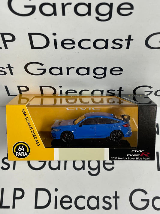 PARAGON MODELS 2023 Honda Civic Type R FL5 Boost Blue Pearl 1:64 Diecast