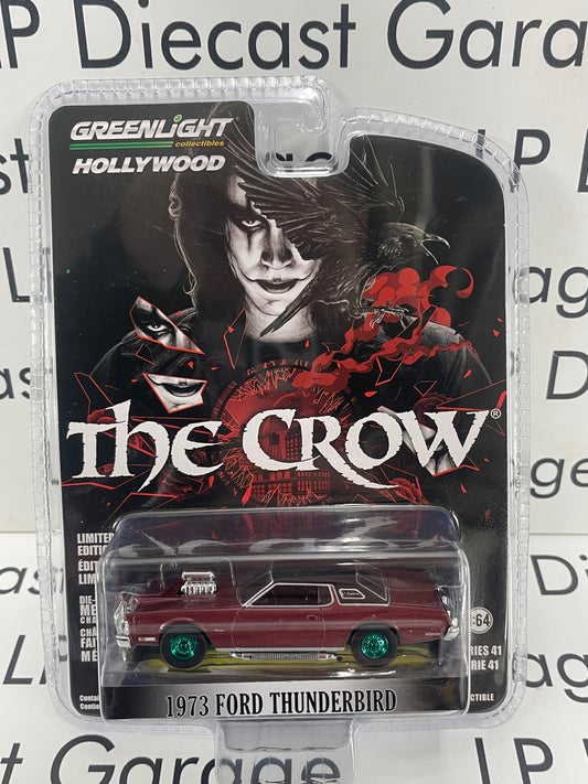 GREEN MACHINE CHASE GREENLIGHT 1973 Ford Thunderbird The Crow 1:64 Diecast Hollywood