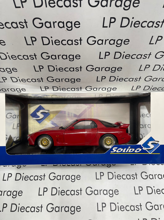 SOLIDO 1994 Mazda RX7 Type RS (FD3S) Red Color 1:18 Diecast