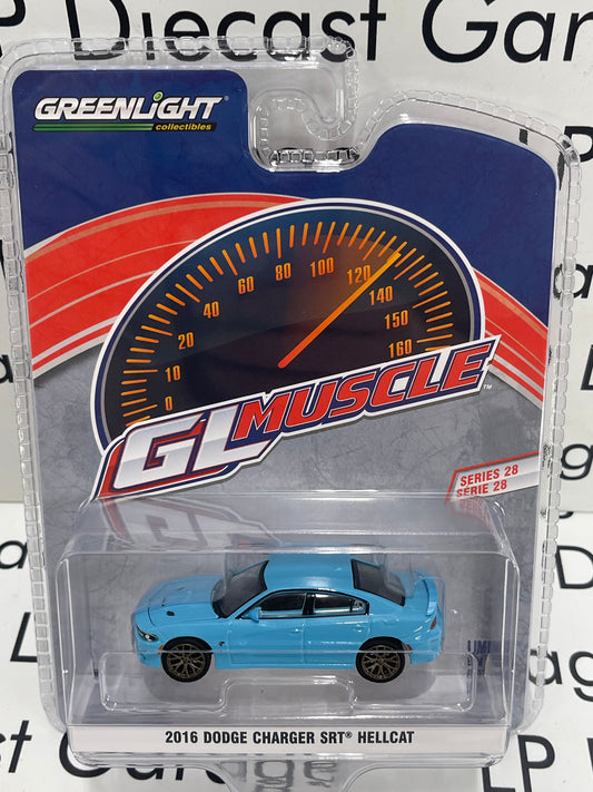 GREENLIGHT 2016 Dodge Charger SRT Hellcat B5 Blue GL Muscle 1:64 Diecast