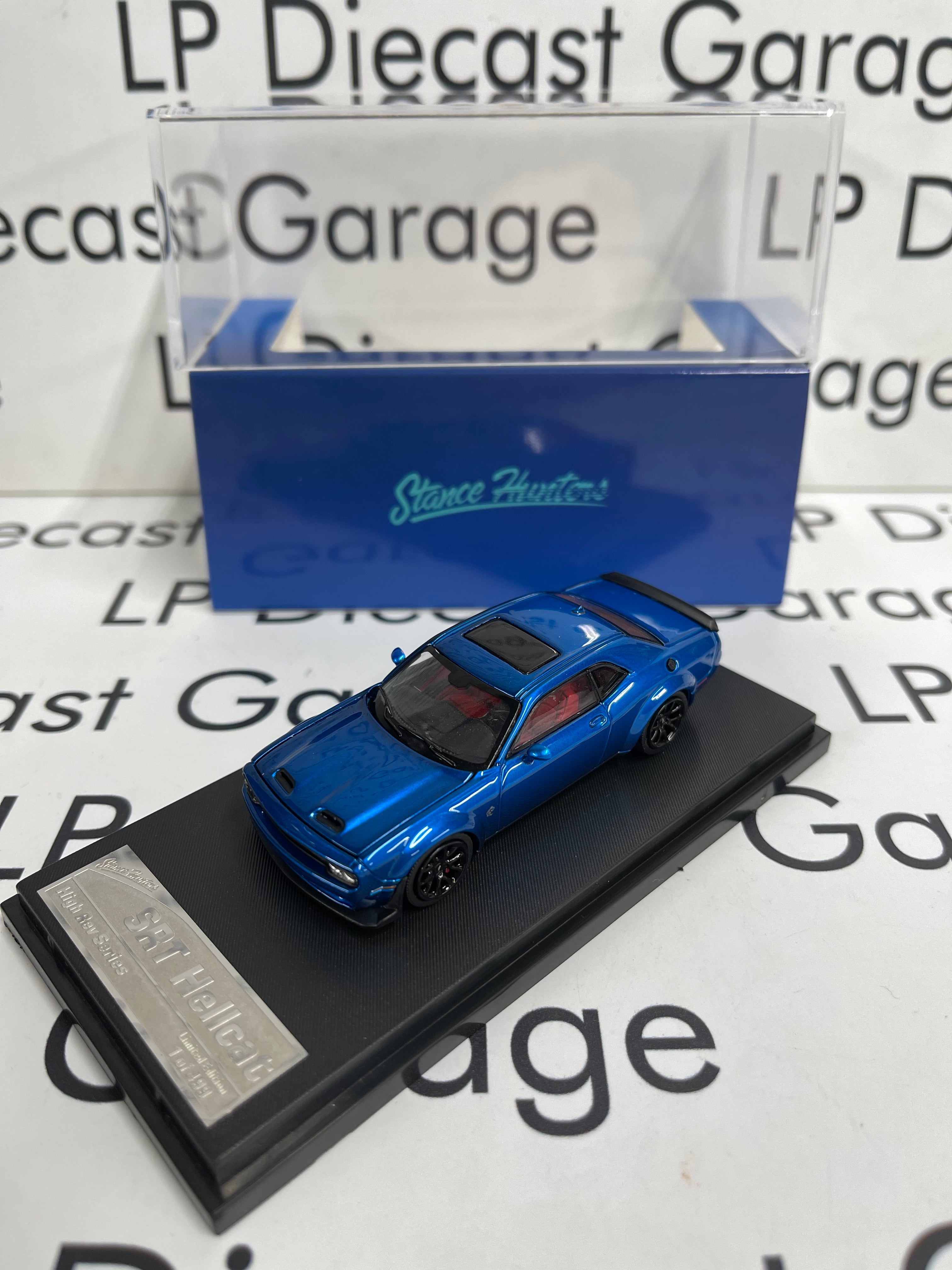 STANCE HUNTERS 2023 Dodge Challenger SRT Hellcat Blue 1:64 Diecast – LP ...