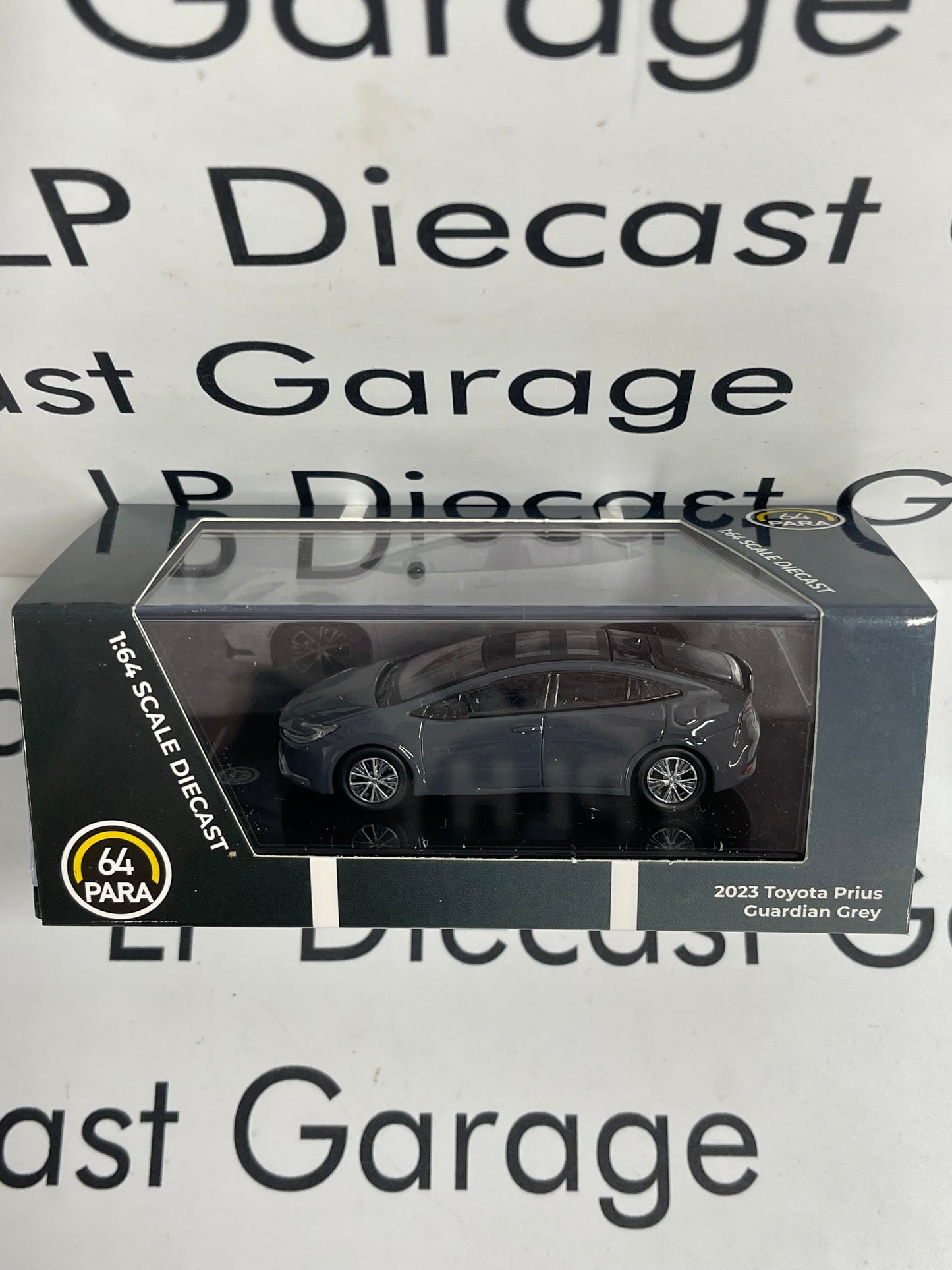 PARAGON MODELS 2023 Toyota Prius Guardian Grey 1:64 Diecast