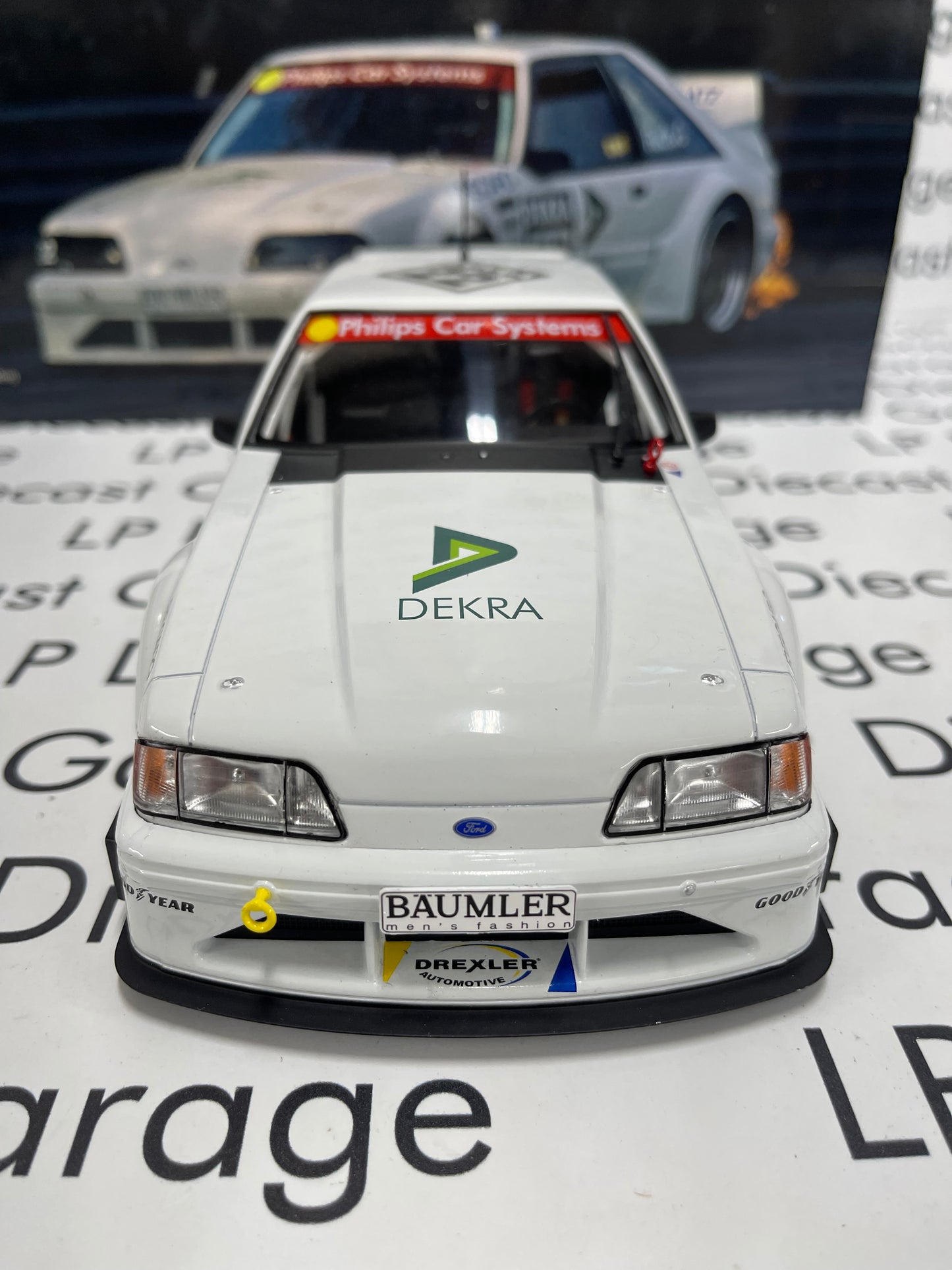 WERK 83 1992 Ford Mustang 5.0 #22 DTM Season 1994 Gerd Ruch White 1:18 Diecast