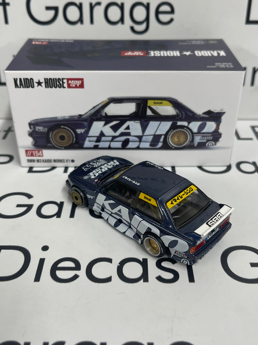 MINI GT KAIDO HOUSE BMW M3 Kaido Works V1 Dark Blue 1:64 Diecast