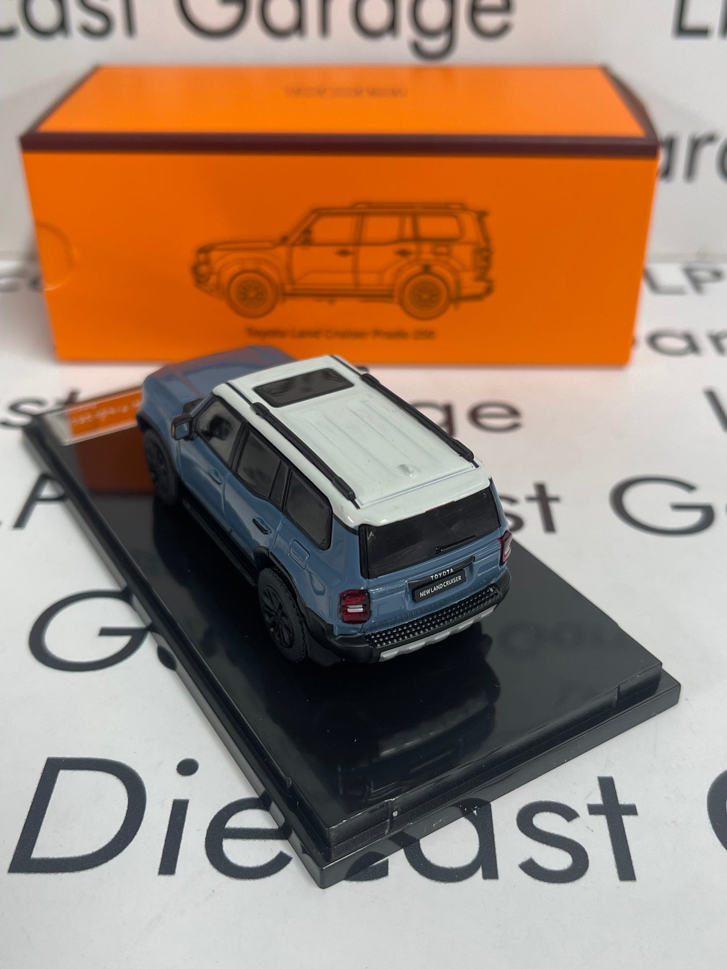 GCD 2024 Toyota Land Cruiser Prado 250 Heritage Blue LHD 1:64 Diecast