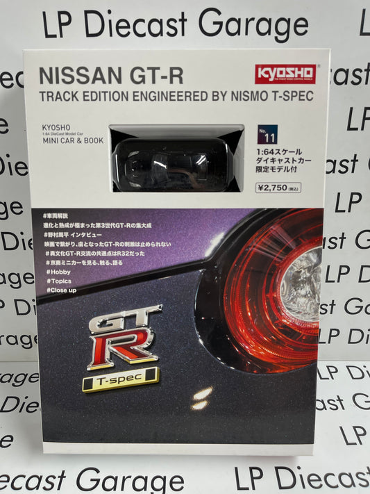 KYOSHO Nissan GT-R Nismo Special Edition Black Mini Car & Book 1:64 Diecast Japan