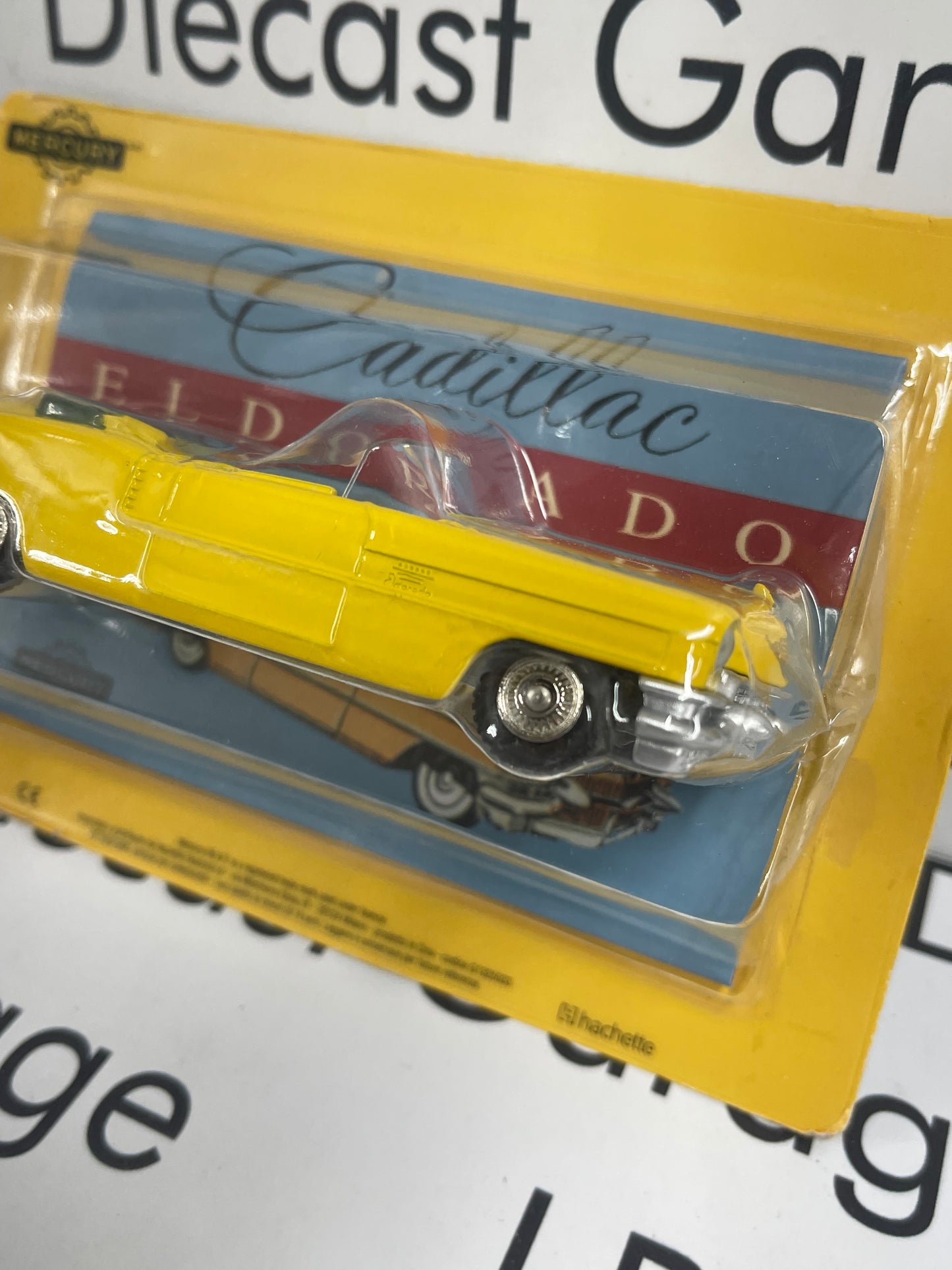 EDICOLA Cadillac Eldorado Convertible Yellow 1:48 Diecast Hachette Mercury