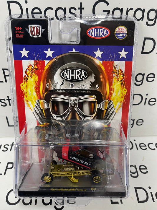 CHASE M2 1969 Ford Mustang NHRA Funny Car Black 1:64 Diecast