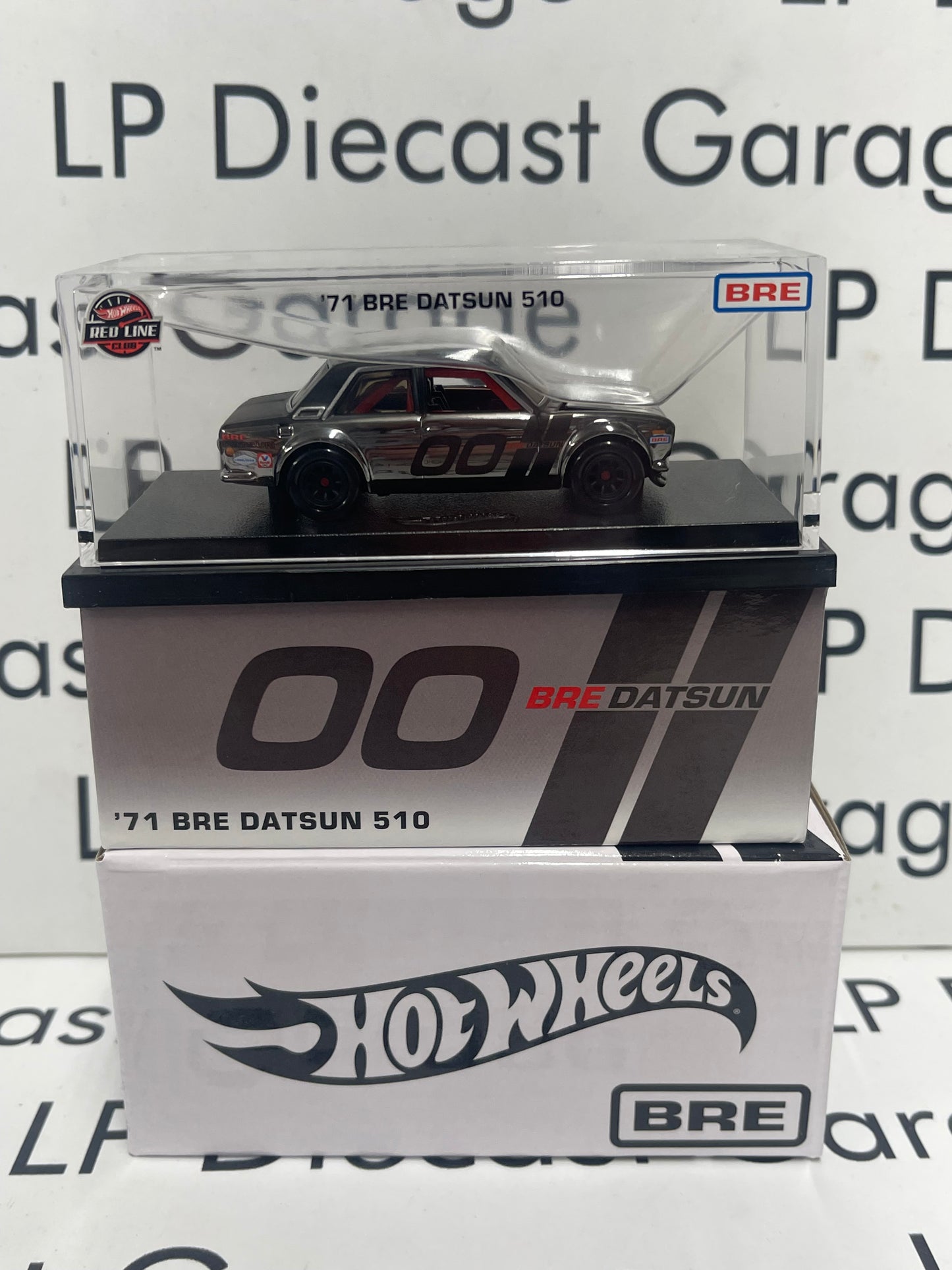 HOT WHEELS 1971 BRE Datsun 510 RLC Collector Club Car 1:64 Diecast