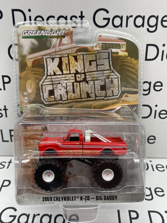 GREENLIGHT King of Crunch Monster Truck 1969 Chevrolet K20 Big Daddy 1:64 Diecast