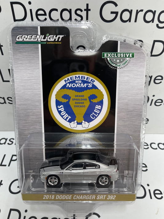 GREENLIGHT 2018 Dodge Charger SRT 392 Mr. Norms Sport Club Grand Spalding Dodge 1:64 Diecast